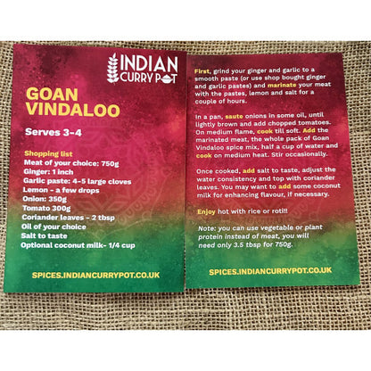 Goan Vindaloo Spice Mix